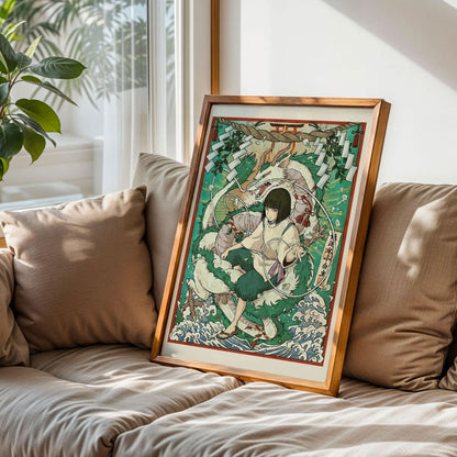 Haku Studio Ghibli's Spirited Away Poster