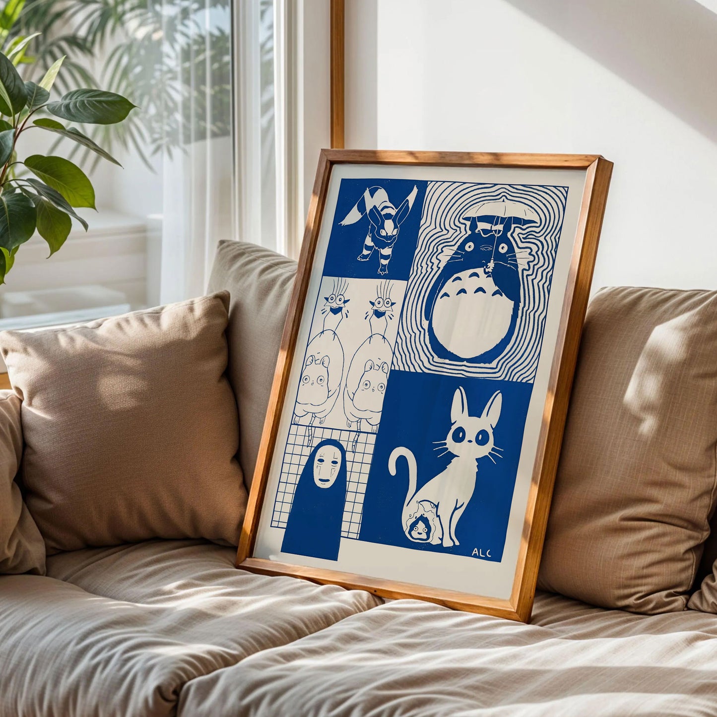 My Neighbor Totoro and Spirited Away Poster