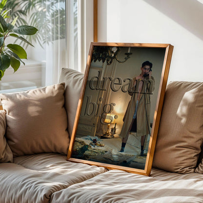 Marty Supreme Dream Big Poster