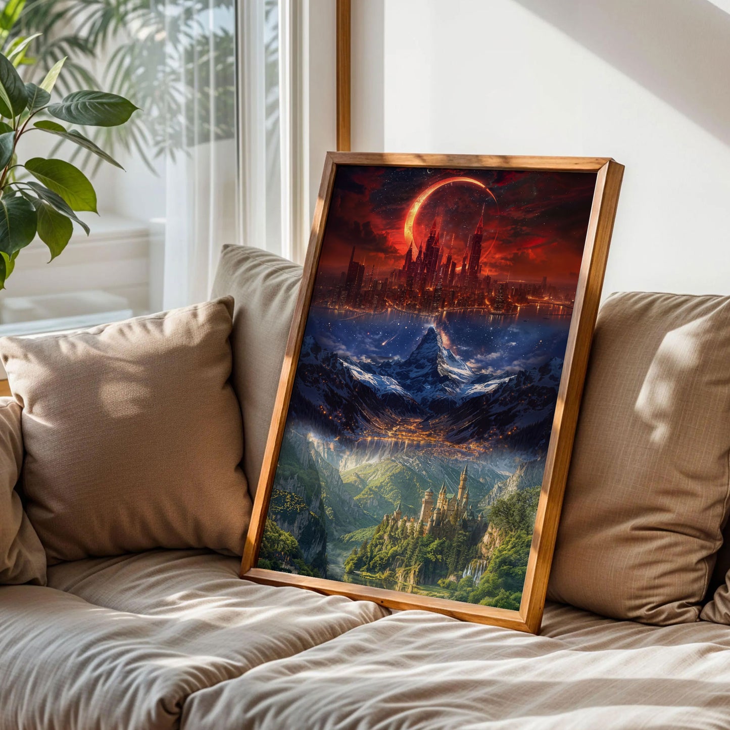 Fantasy Valley Art Print
