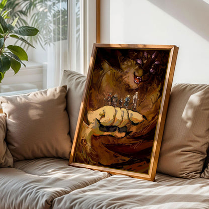 Senshi Dungeon Meshi Art Print