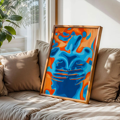 Fire and Ice Adriana Bogdanova Poster