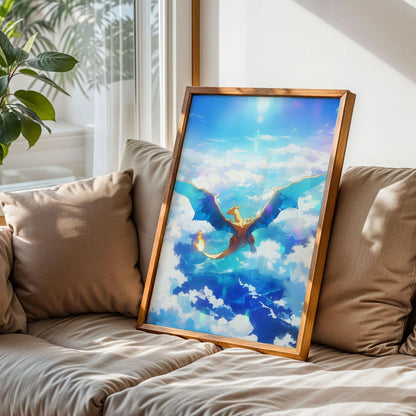 Charizard Pokemon Wall Art