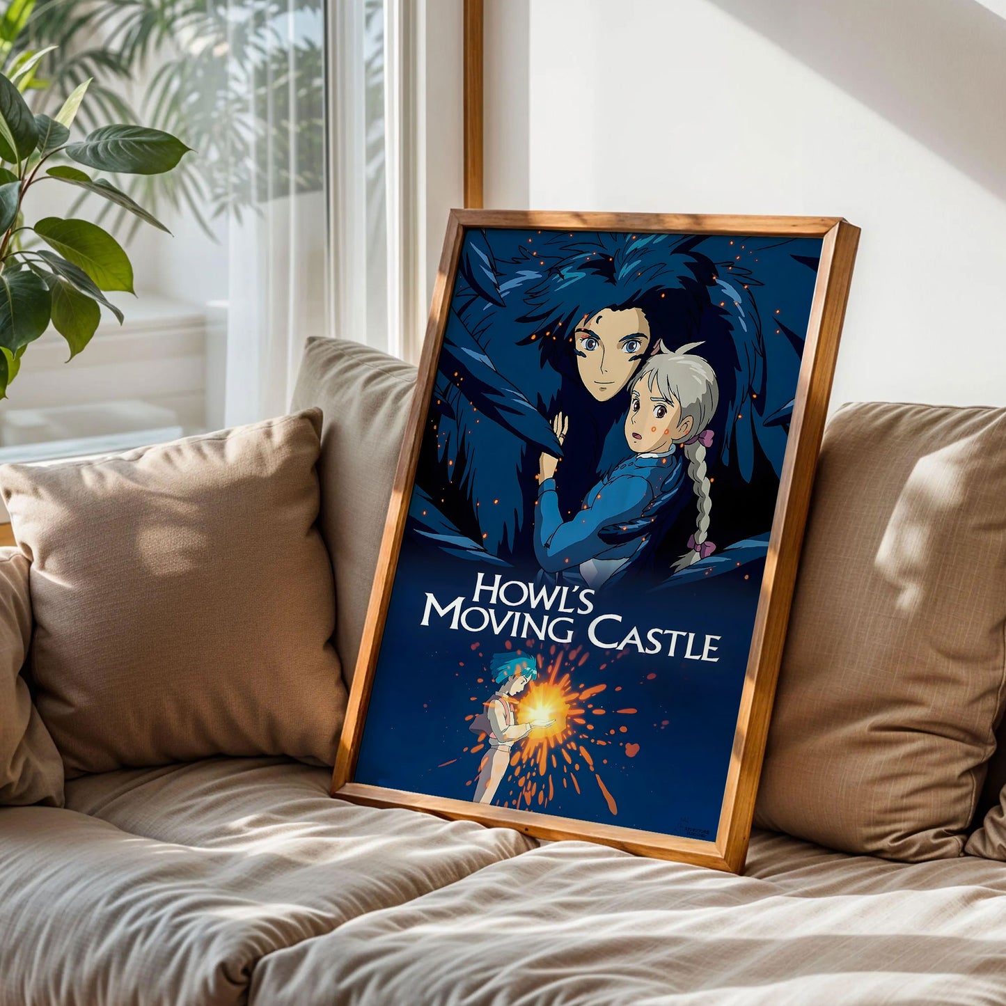 Studio Ghibli film Howl's Moving Castle Poster