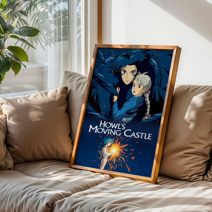 Studio Ghibli film Howl's Moving Castle Poster