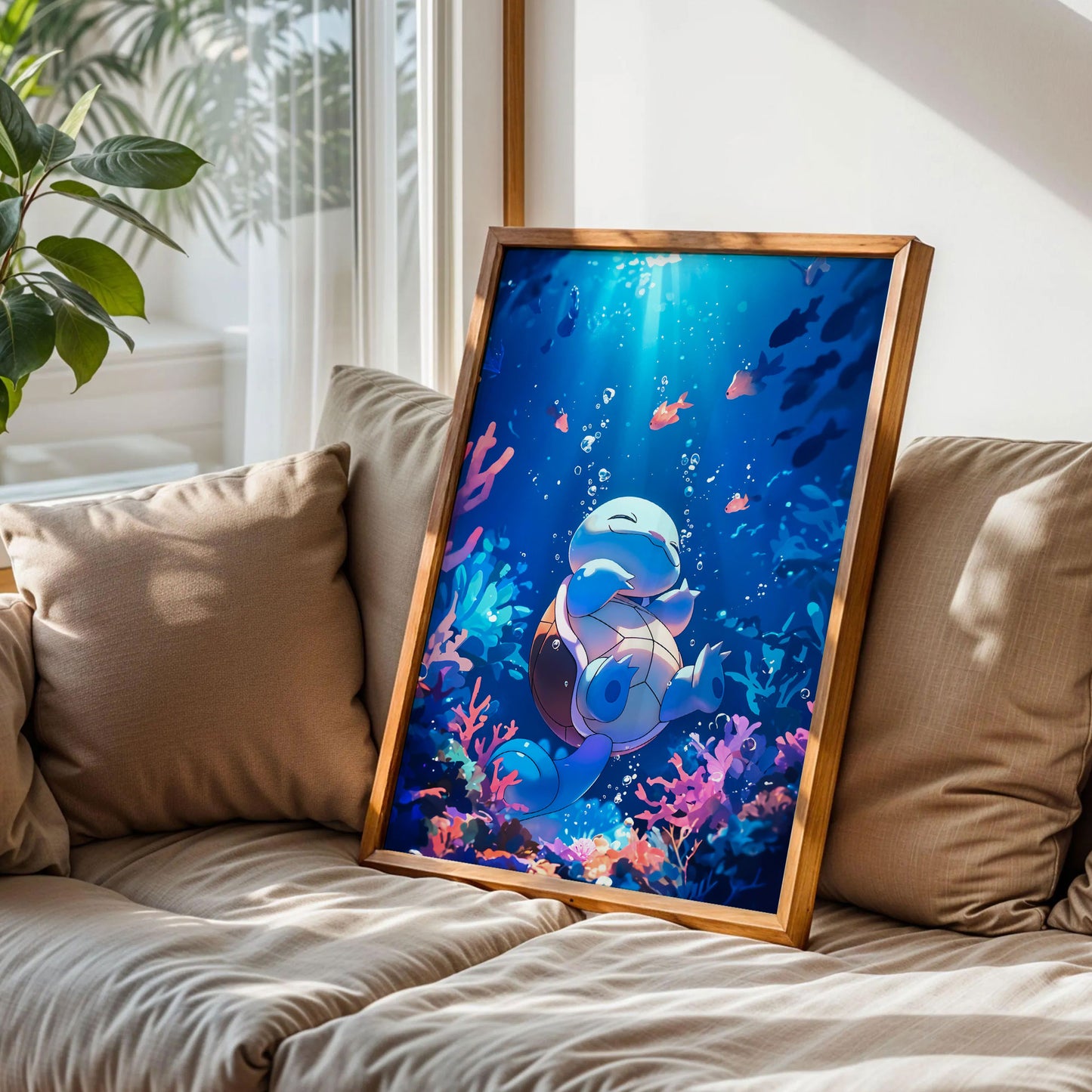 Squirtle Submersed Pokemon Poster