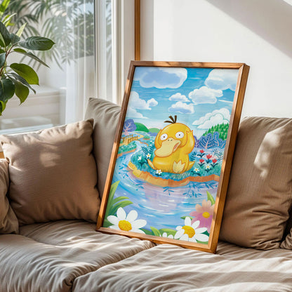 Pokemon Psyduck Print Art