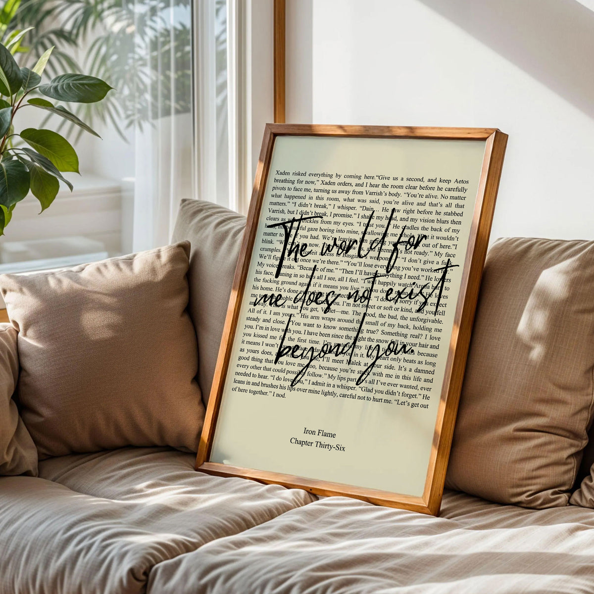 Fourth Wing Quote Chapter 36 Poster