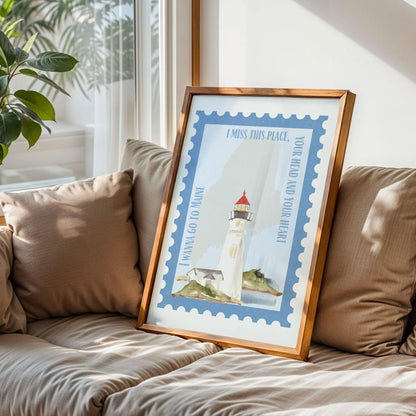 Blue Mural Noah Kahan Poster