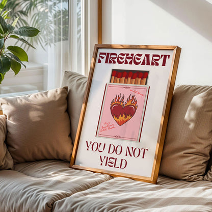 Fireheart Throne of Glass Poster