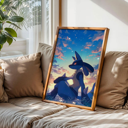 Pokémon Lucario Art Print