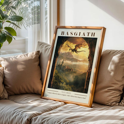 Fourth Wing Basgiath War College Wall Art