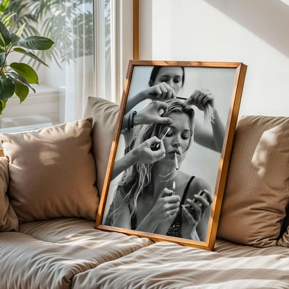 Kate Moss Painting Poster