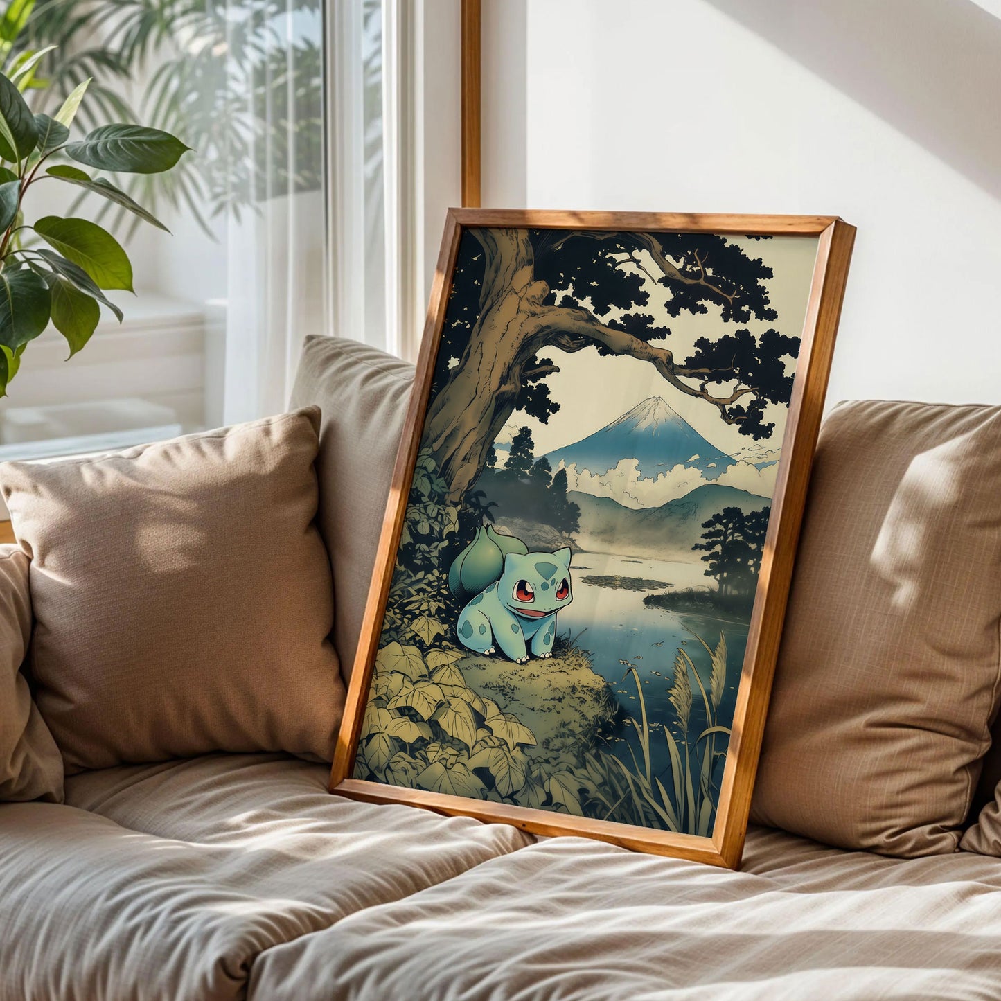 Bulbasaur Japanese Art Poster