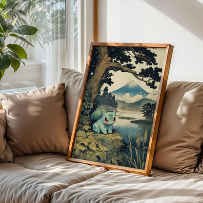 Bulbasaur Japanese Art Poster