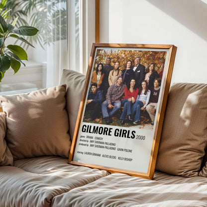 Gilmore Girls Retro TV Show Poster