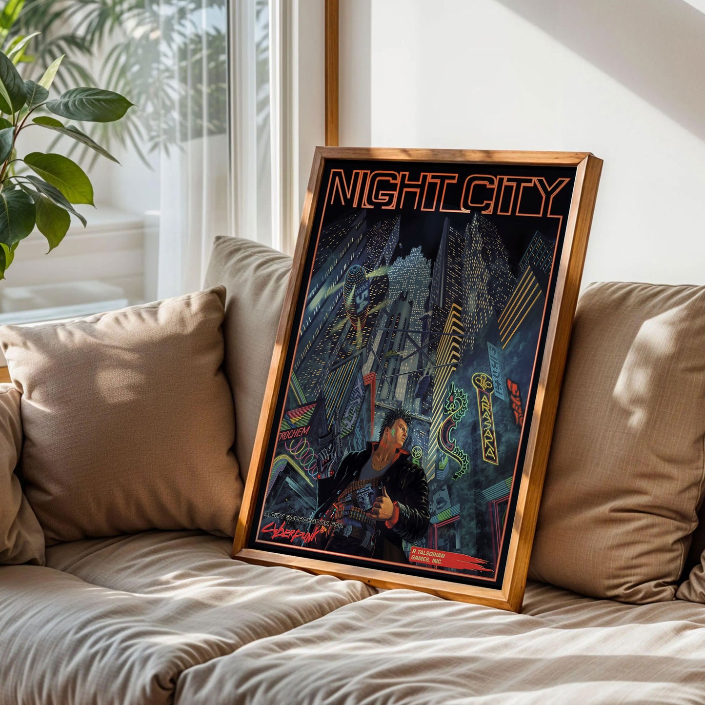 Night City Cyberpunk 2077 Poster