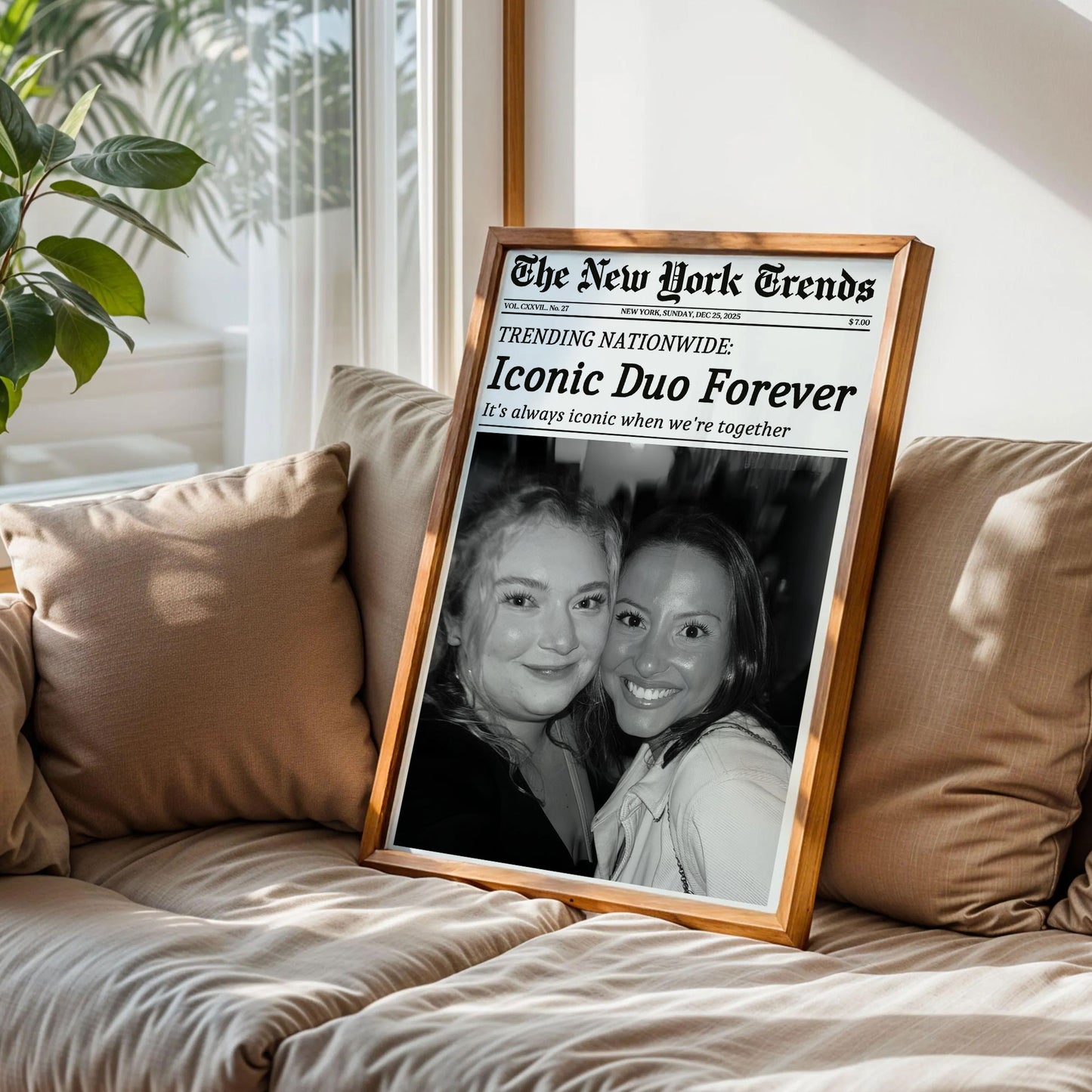 Because It's Iconic Newspaper Print