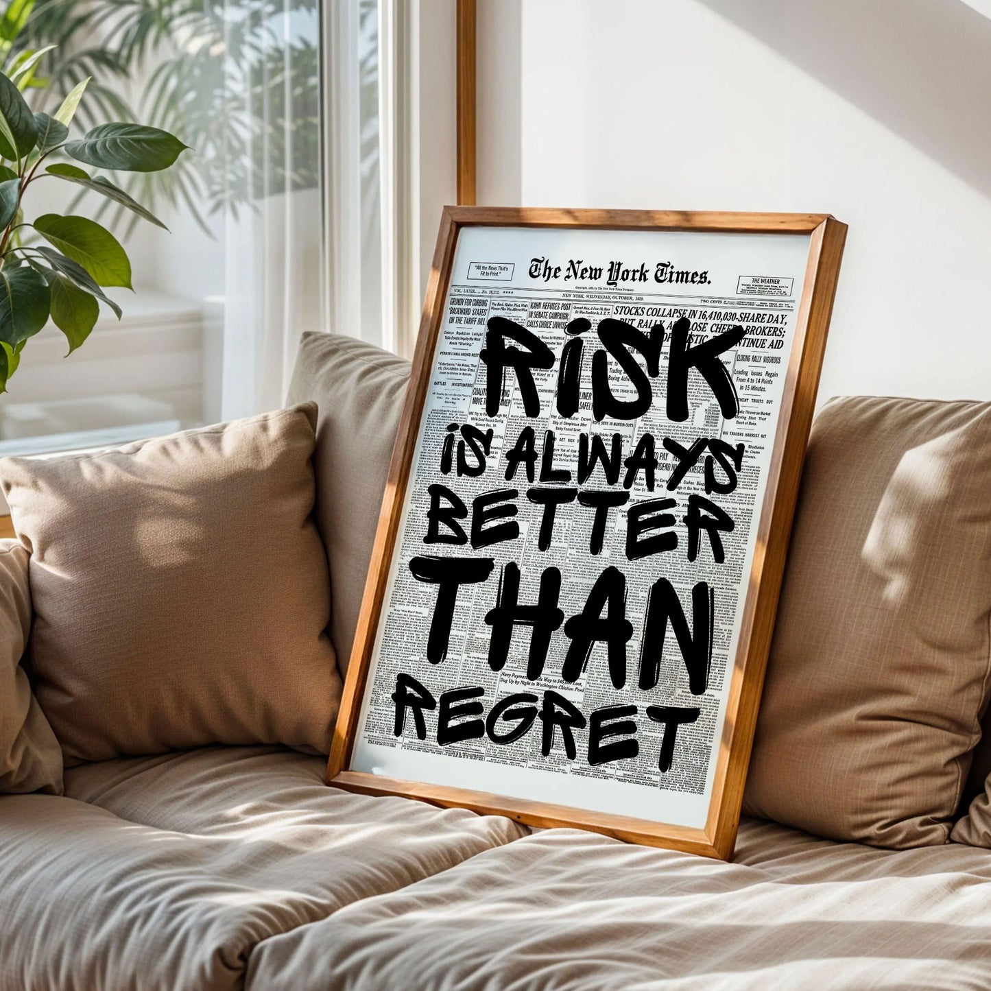 Risk or Regret Poster