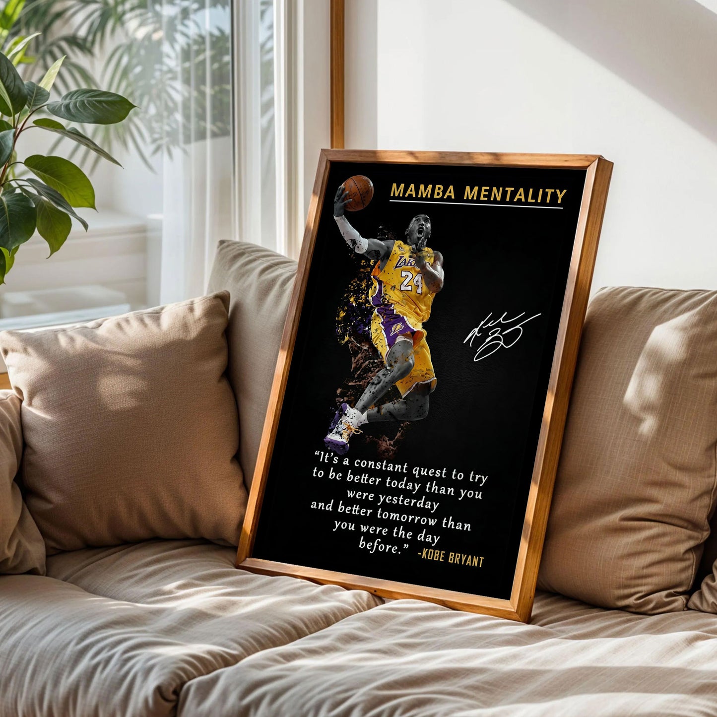 Basketball Poster, Kobe Bryant Art Print