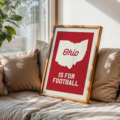 Ohio Sports Print Art