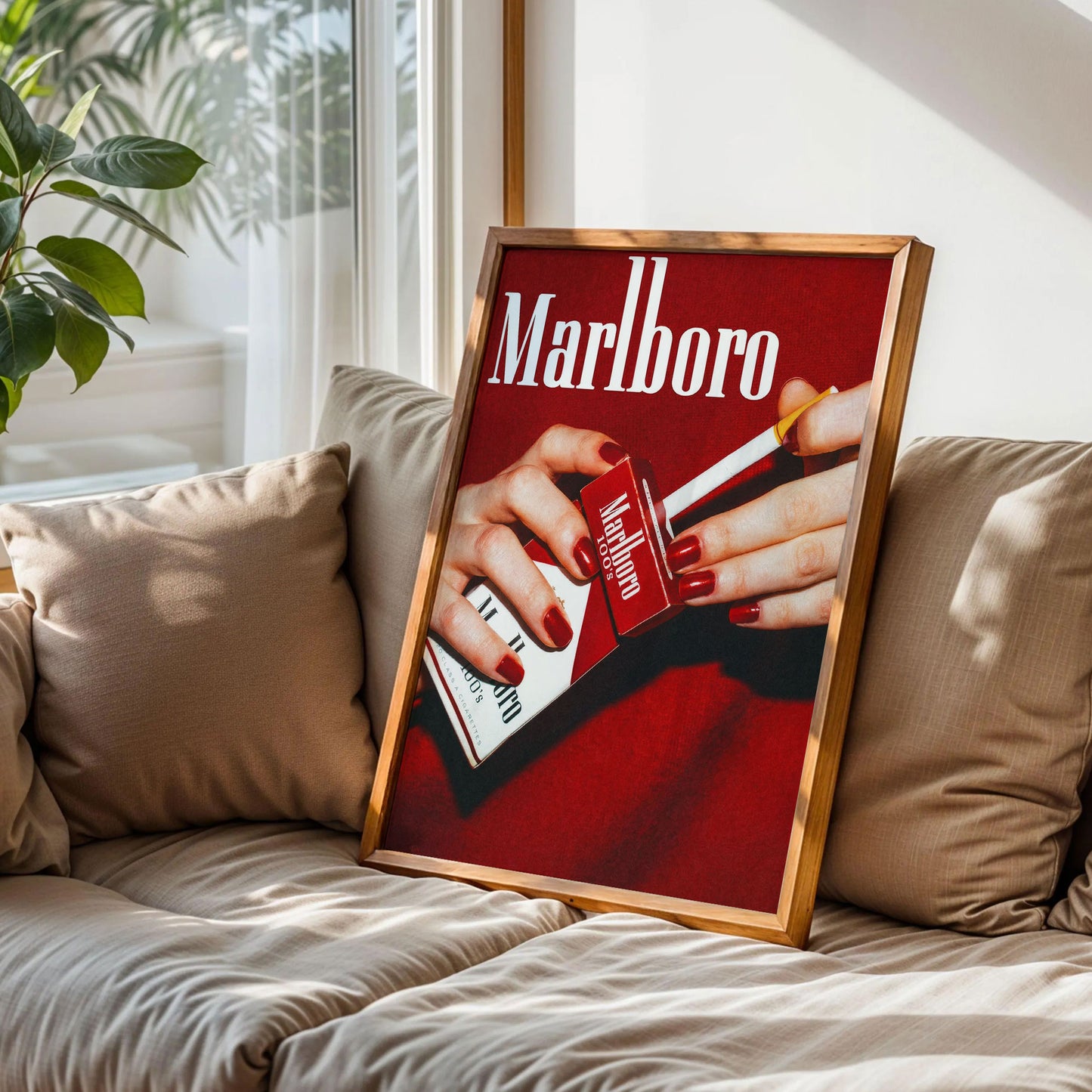 Marlboro Cigarette Western Poster