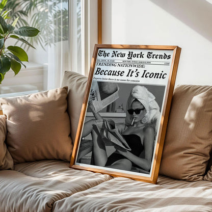 Because It's Iconic Newspaper Print