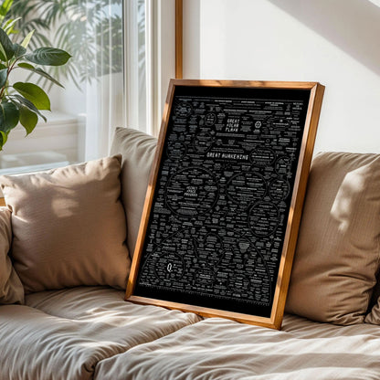 The Great Awakening Map Art