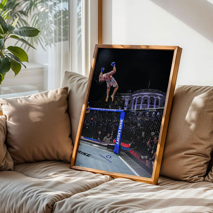UFC fighter Justin Gaethje Poster