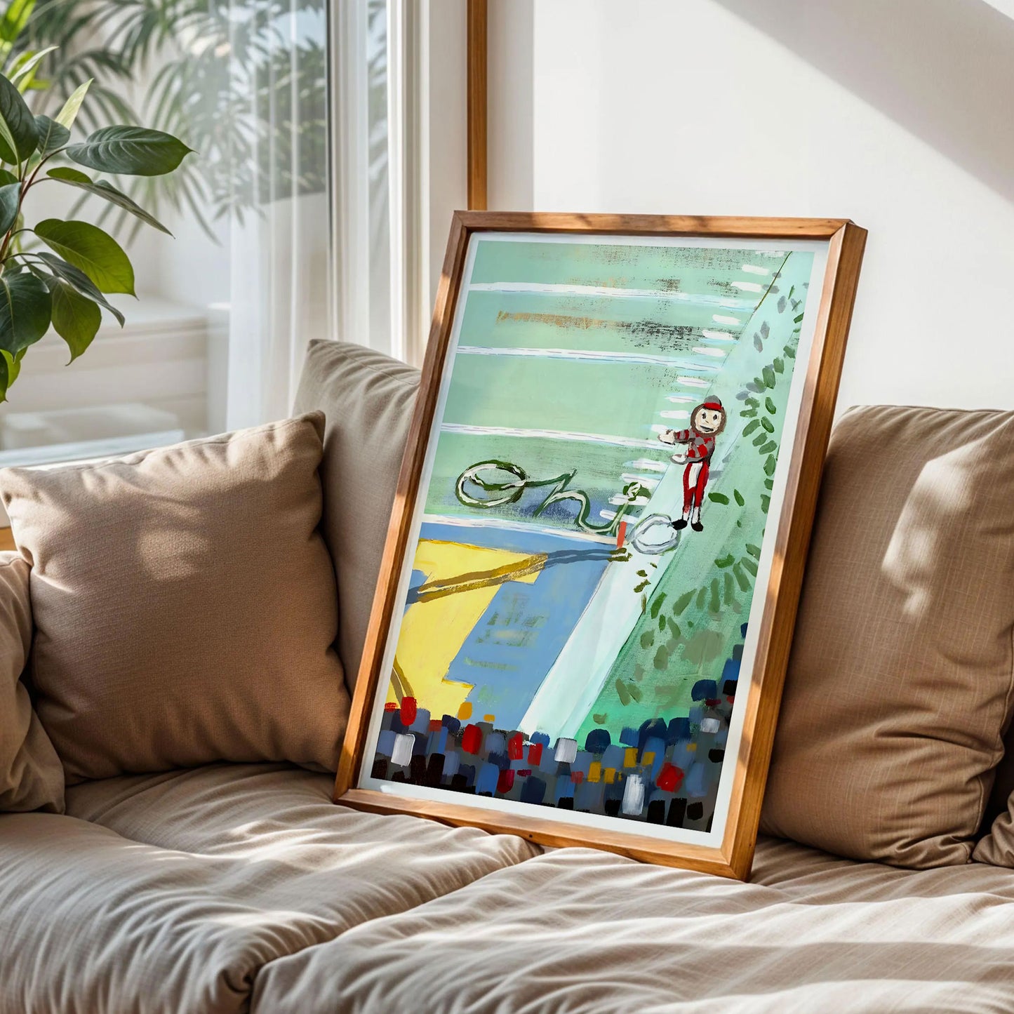 Big House Snow Angel Poster