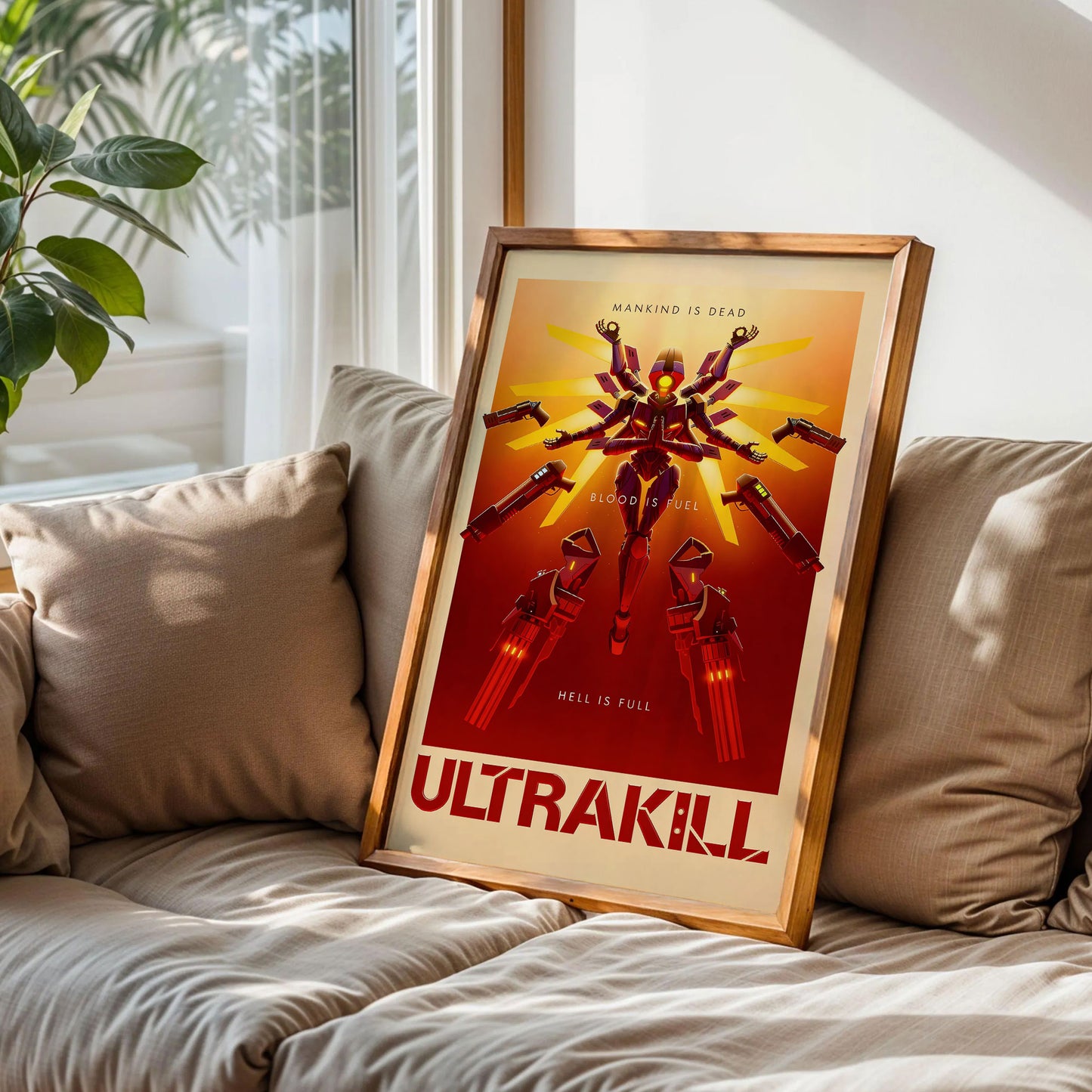 Ultrakill Video Game Poster