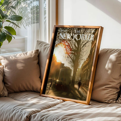 The New Yorker Winter Sun Art Print