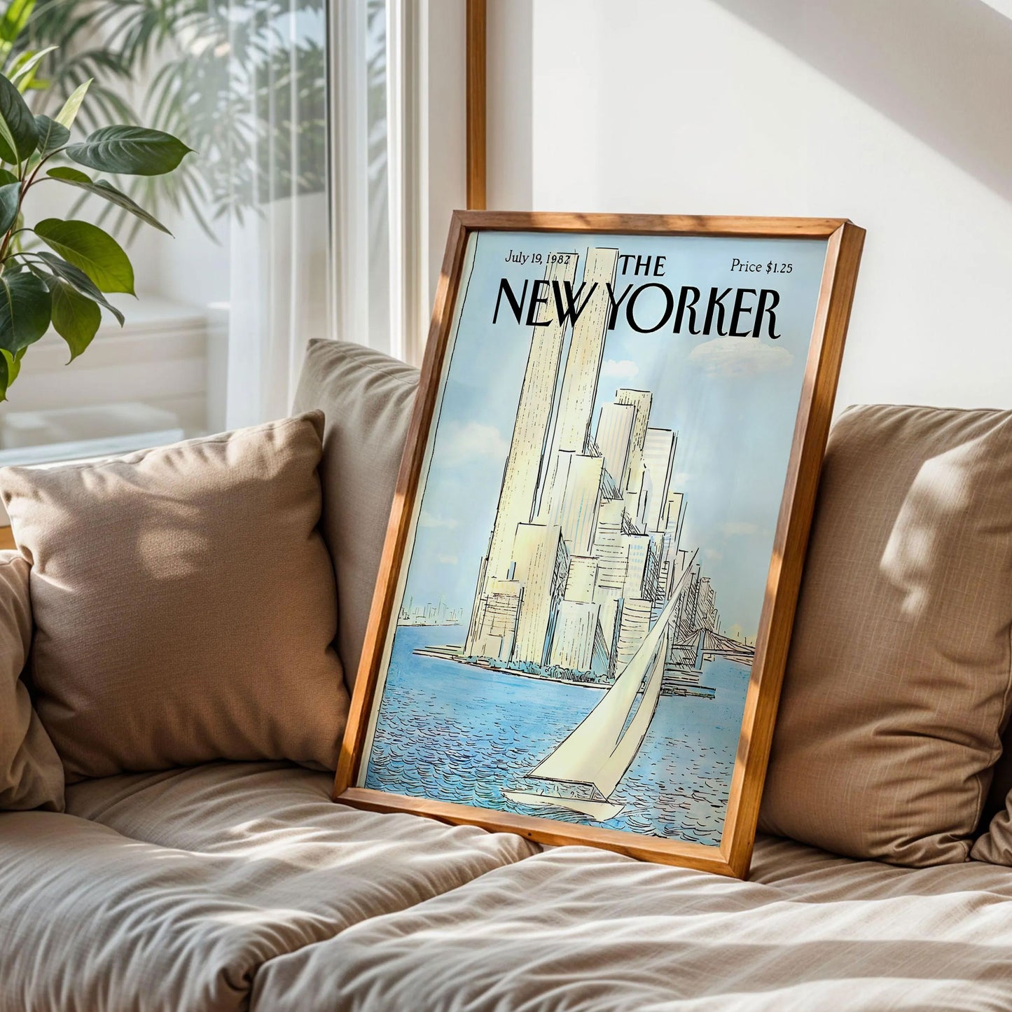 New Yorker Magazine Cover Print Art