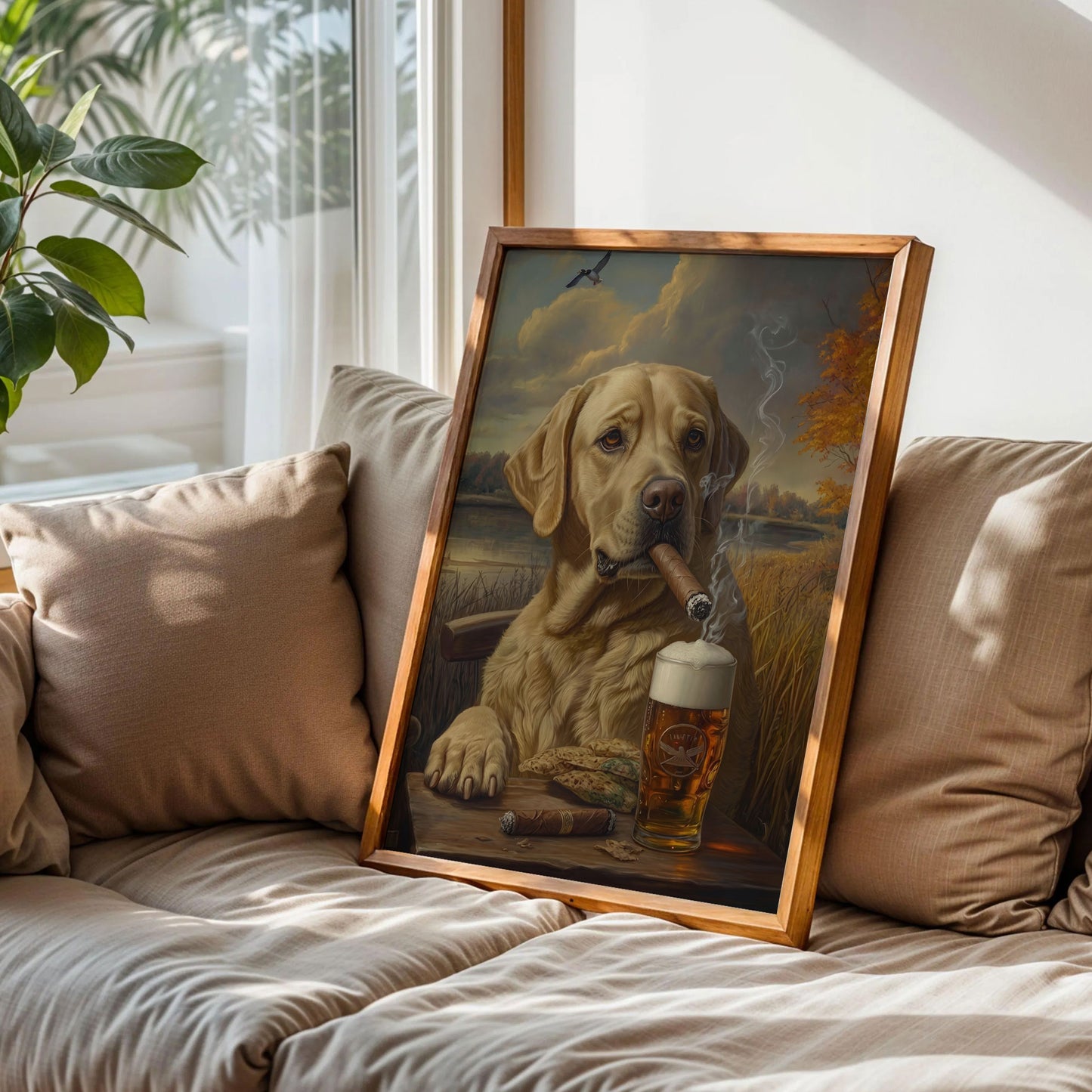 Labrador Retriever Ruff Day Wall Art