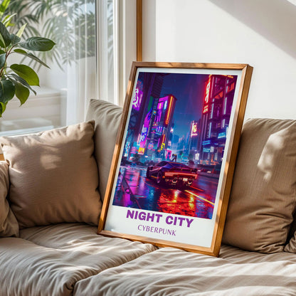 Night City Cyberpunk 2077 Poster
