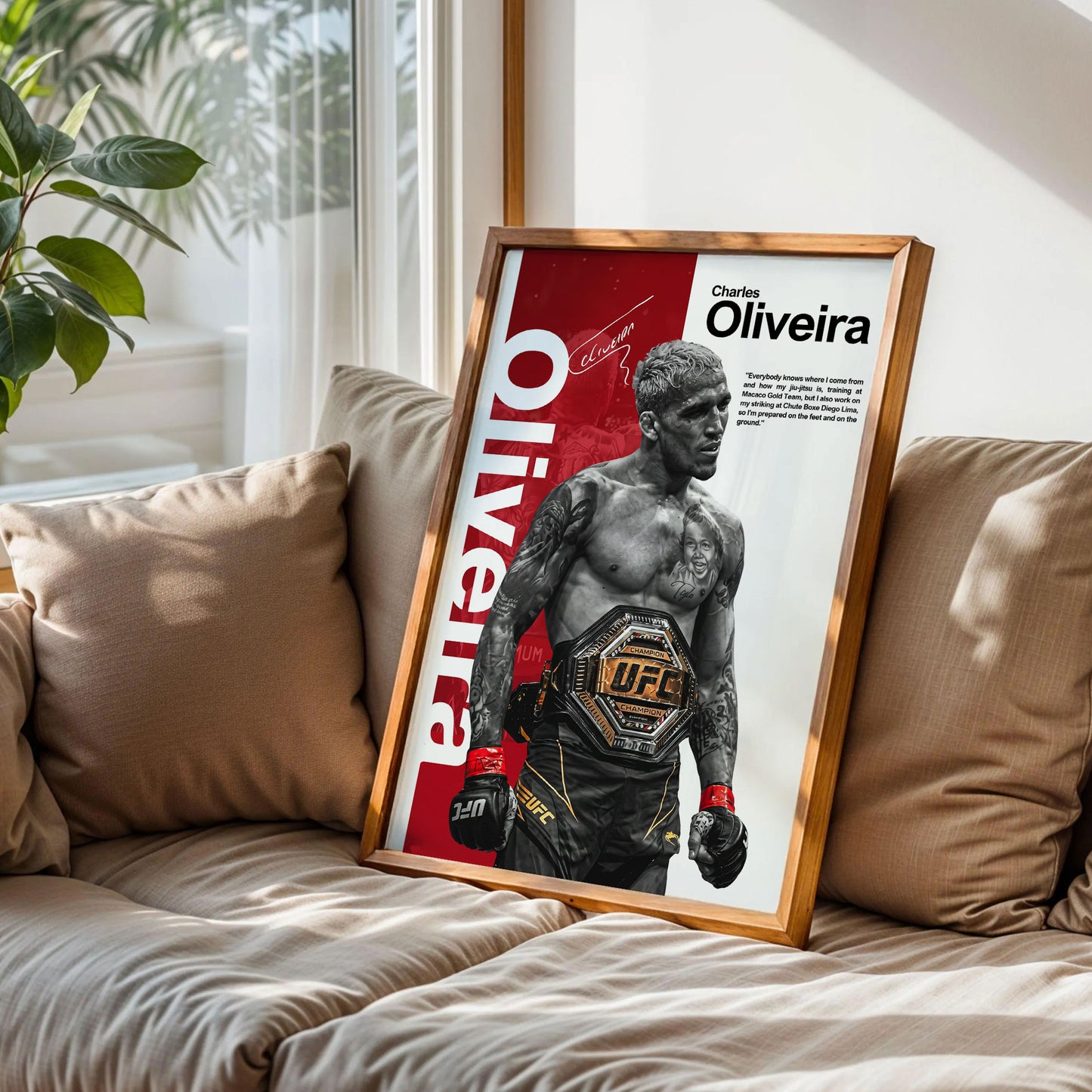 Charles Oliveira UFC Poster