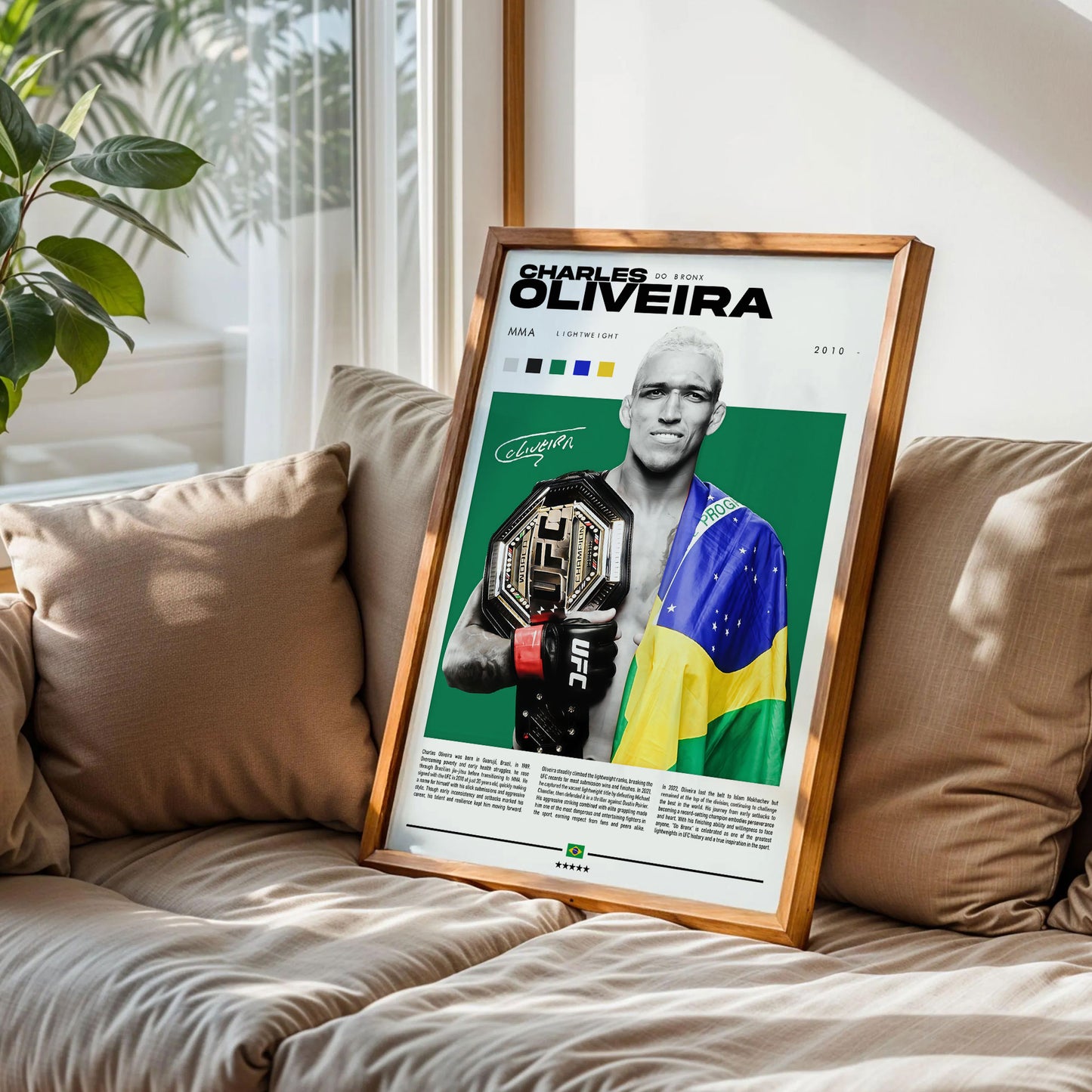 Oliveira UFC Wall Decor