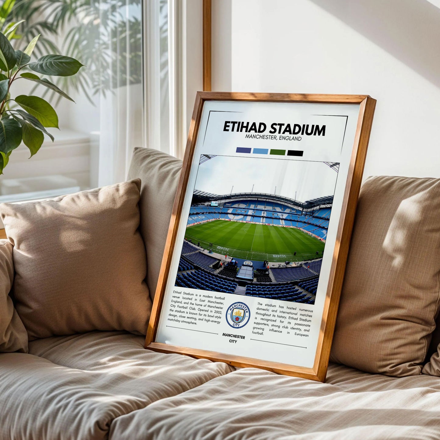 Etihad Stadium Football Poster