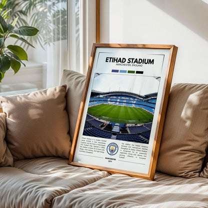 Etihad Stadium Football Poster