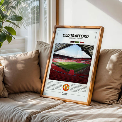Old Trafford Stadium Poster