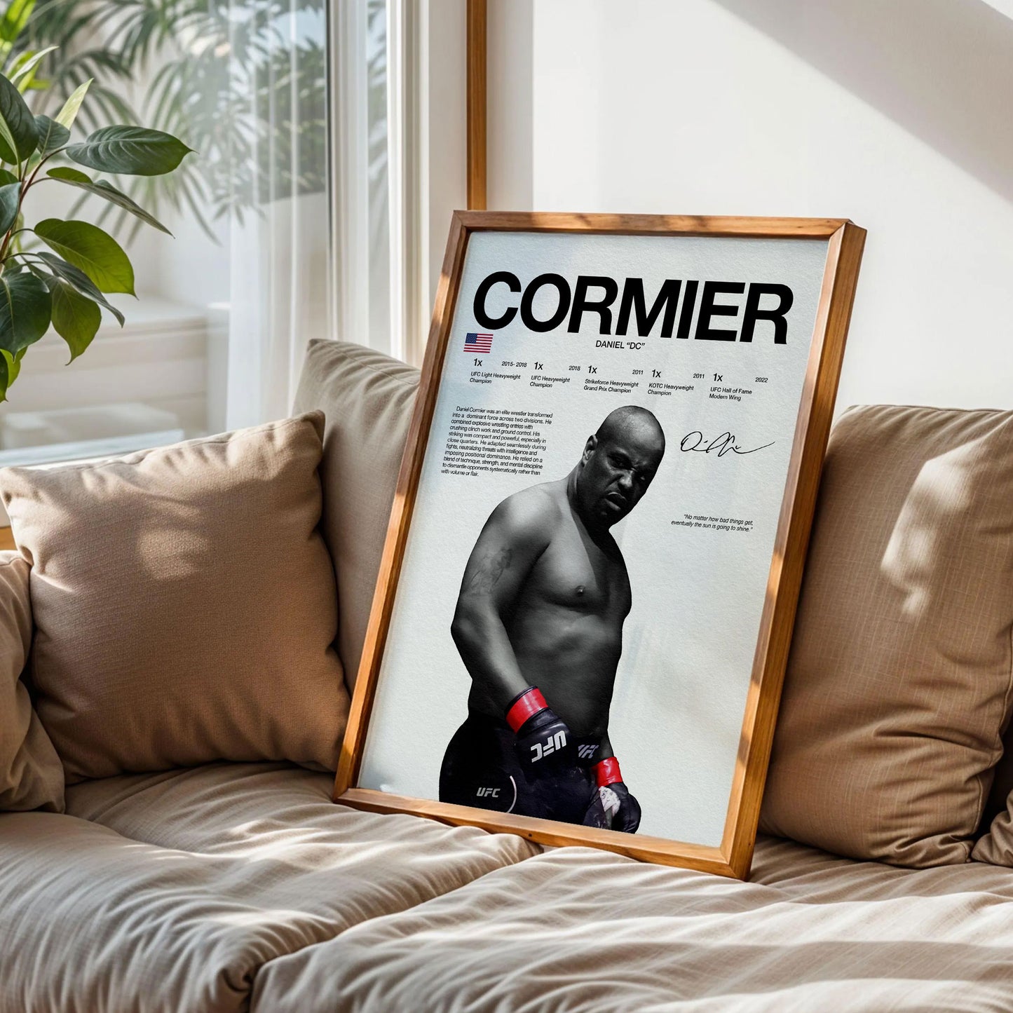 Daniel Cormier Poster
