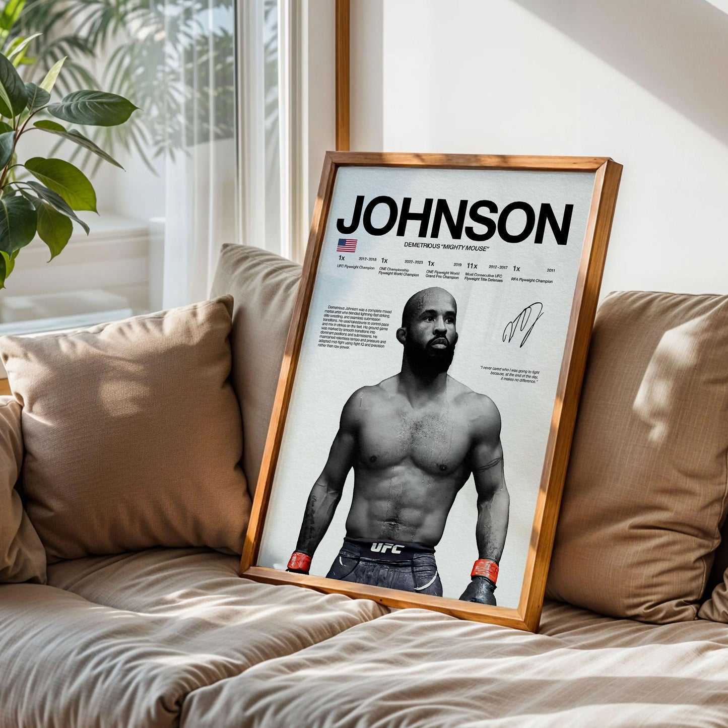 Demetrious Johnson Poster