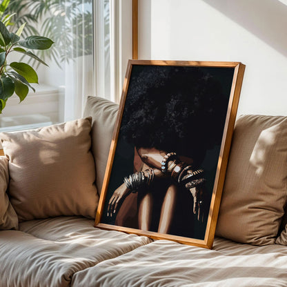 Black Girl Wall Art
