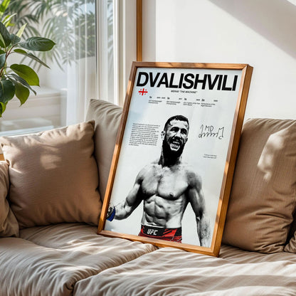 Merab Dvalishvili Poster