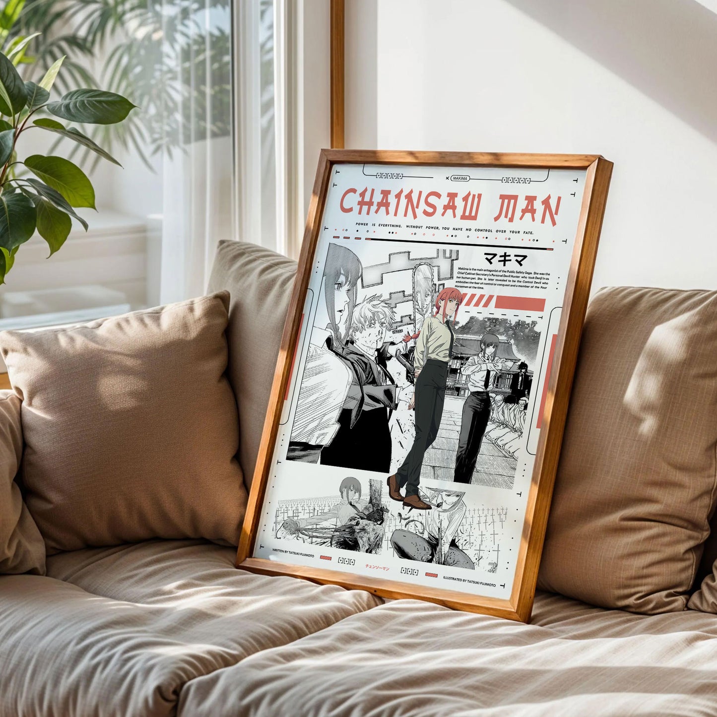 Chainsaw Man Makima and Denji Poster