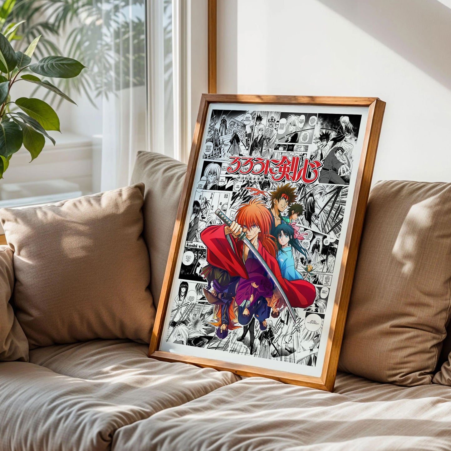 Kenshin Himura Rurouni Kenshin Anime Poster