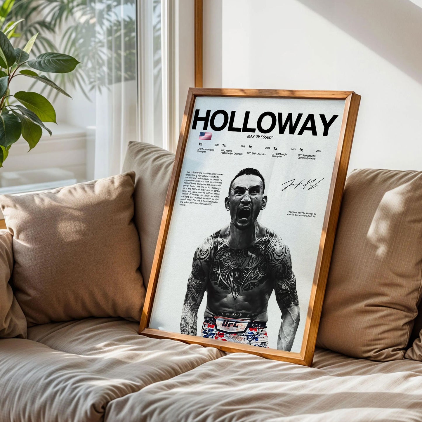 Max Holloway Poster