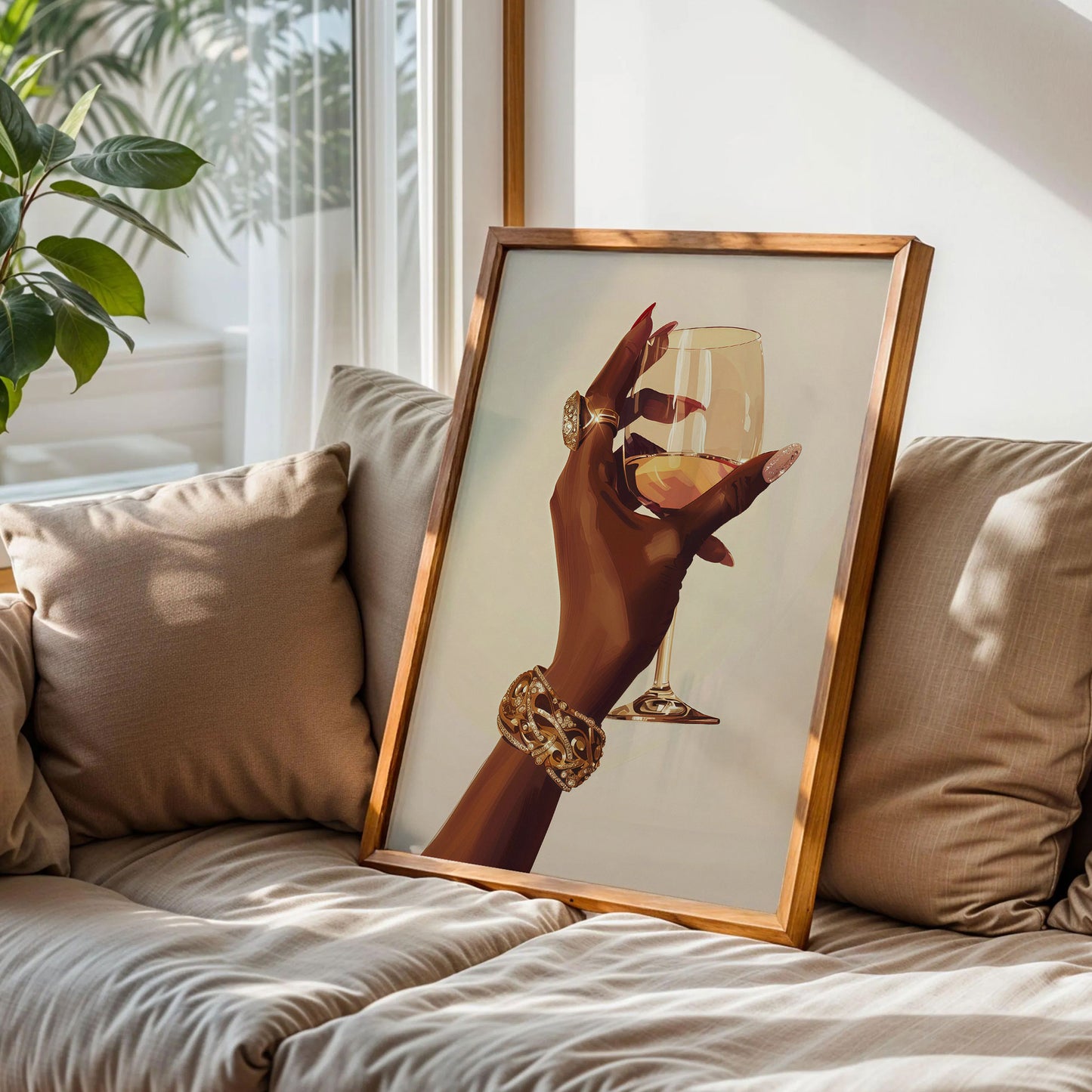 Black woman Trendy Wall Art