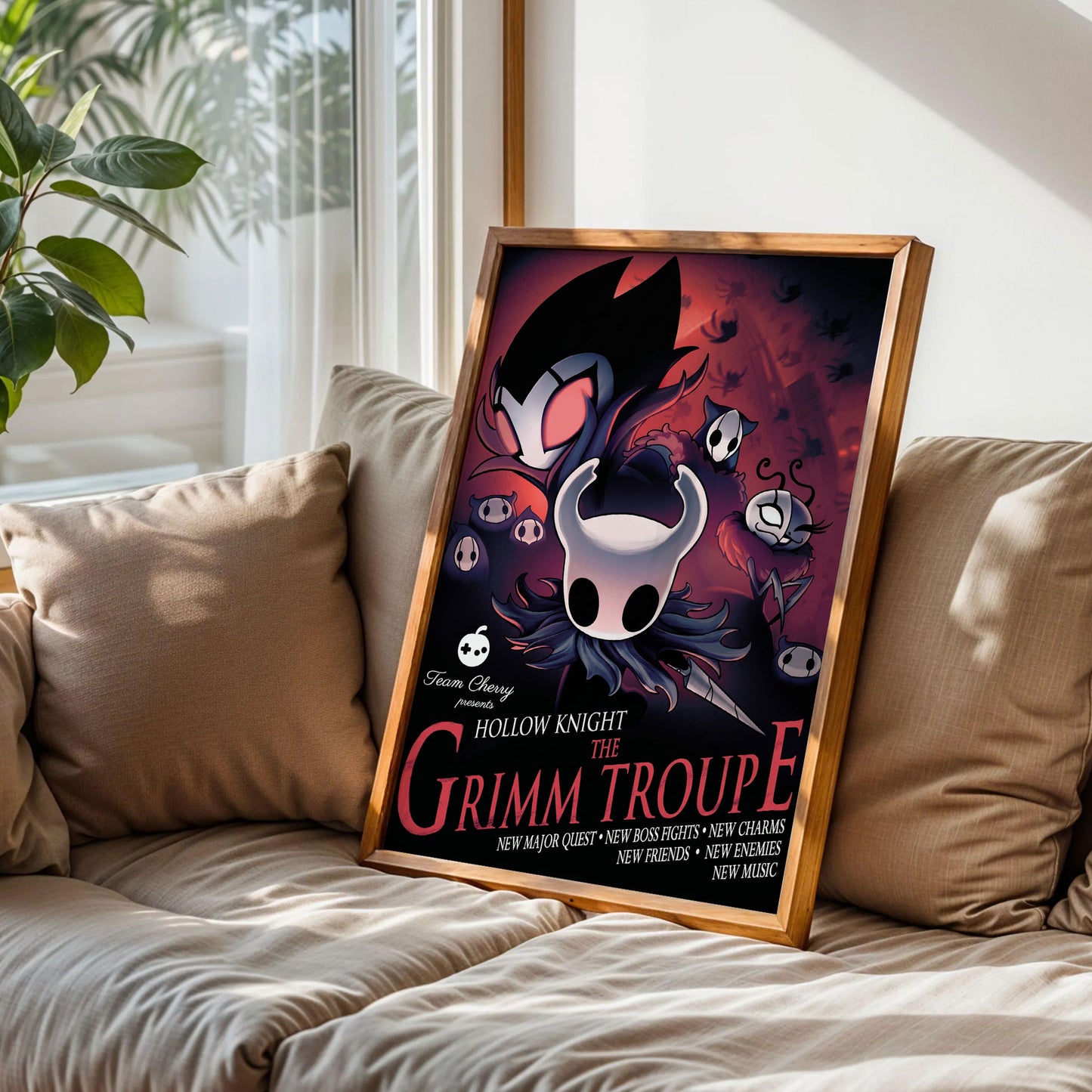 Hollow Knight The Grimm Troupe Poster