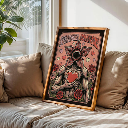 Stranger Things Valentine's Day Poster